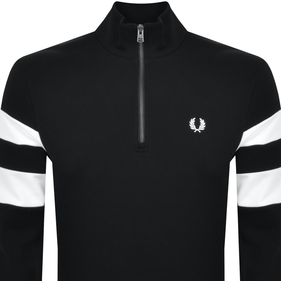 Fred perry half zip sweatshirt sales